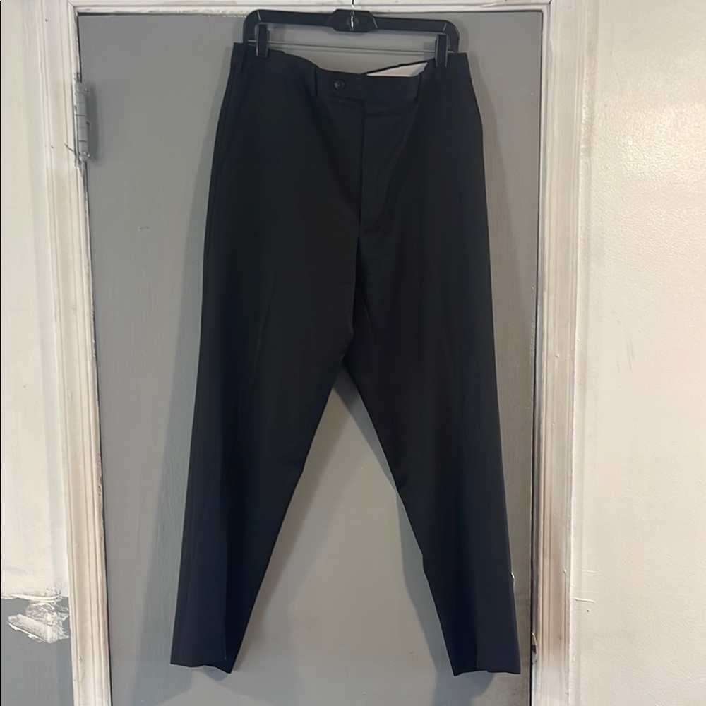 JB Britches Torino Black Wool Dress Pants 36